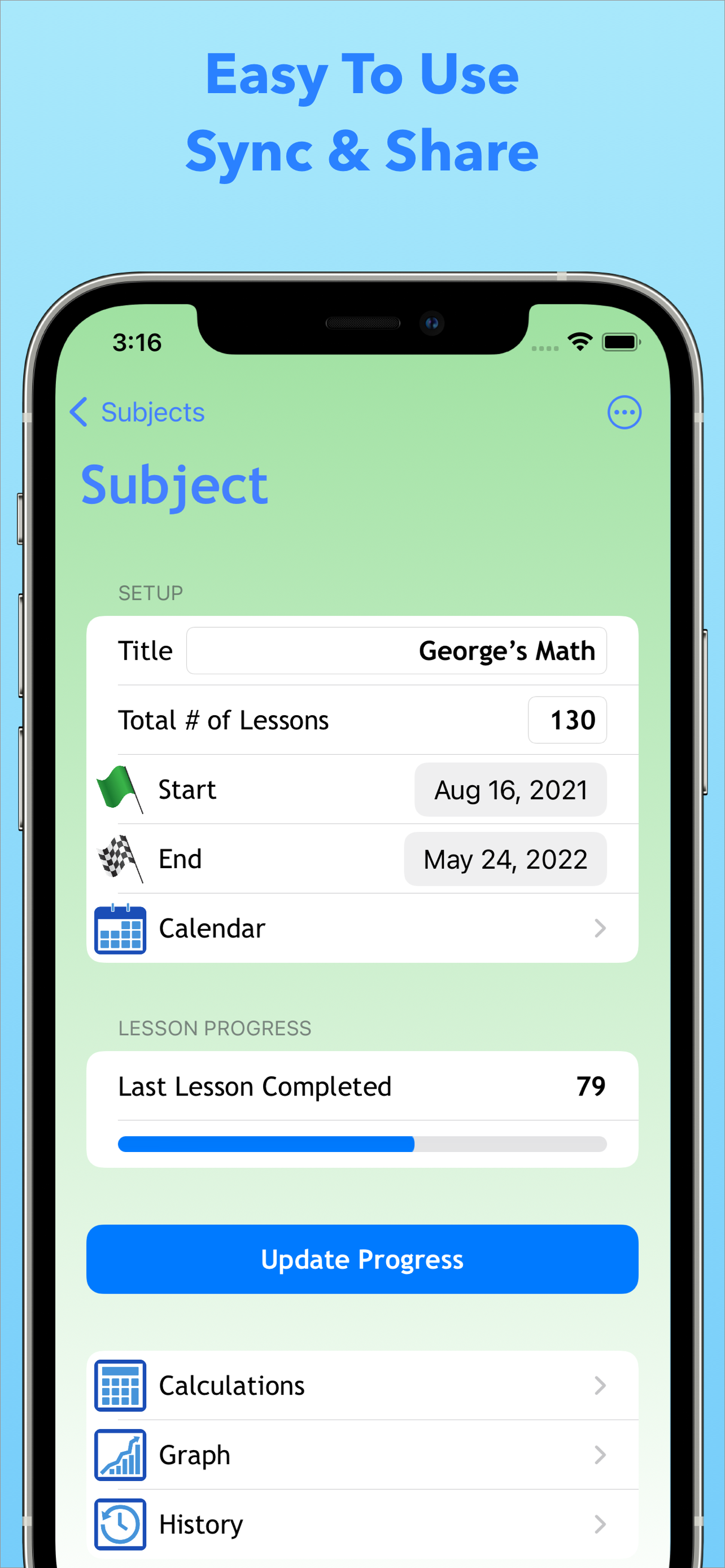 Lectios screenshot