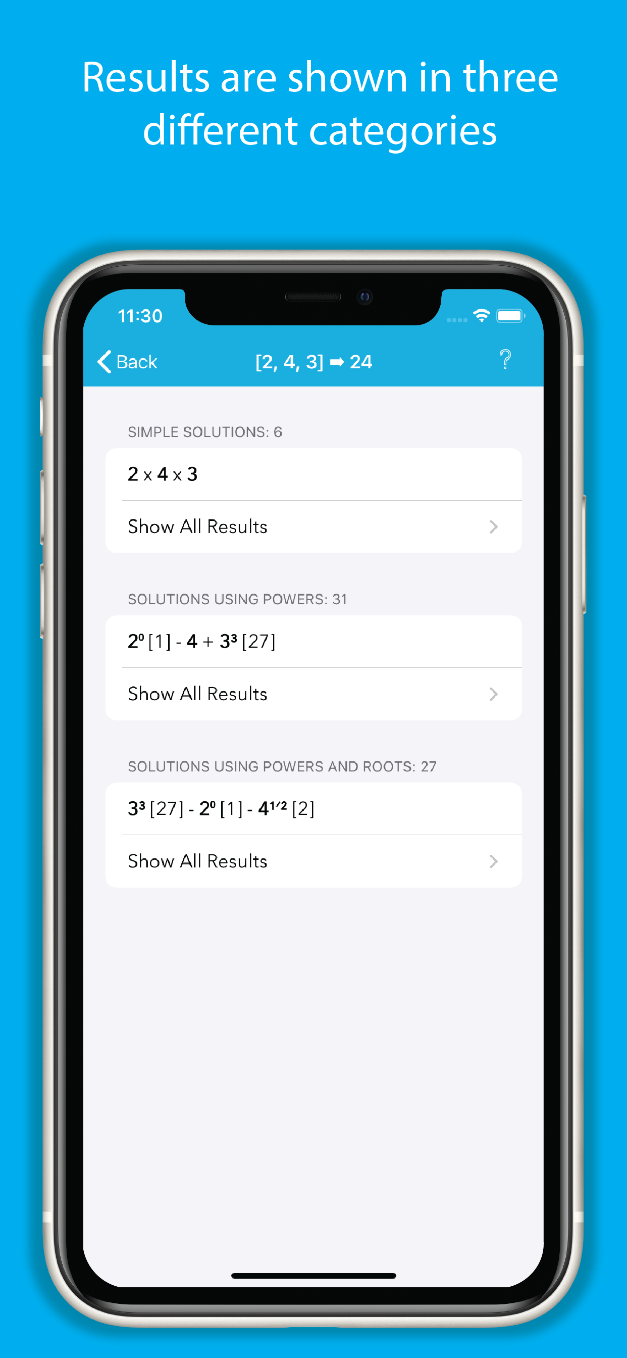 NumberBuilder screenshot