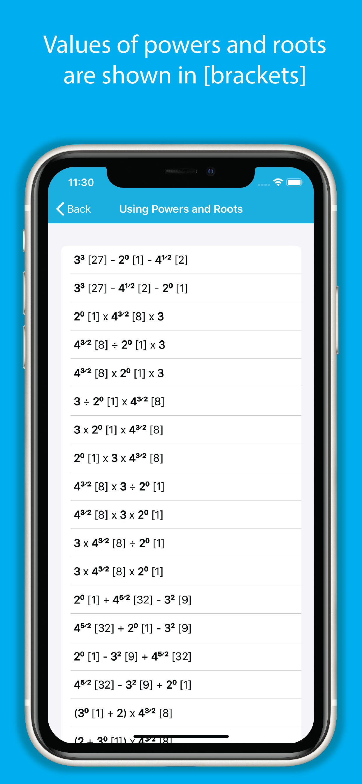 NumberBuilder screenshot