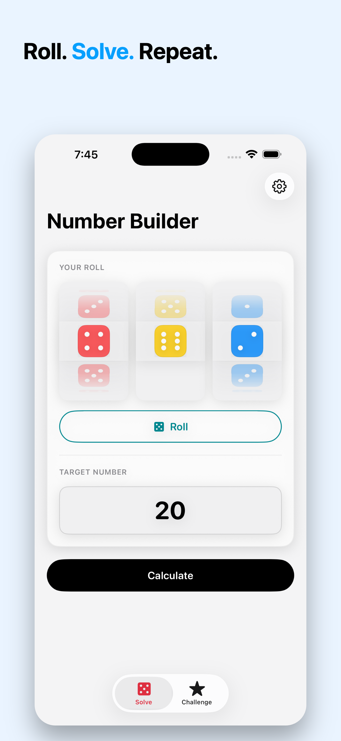 NumberBuilder screenshot