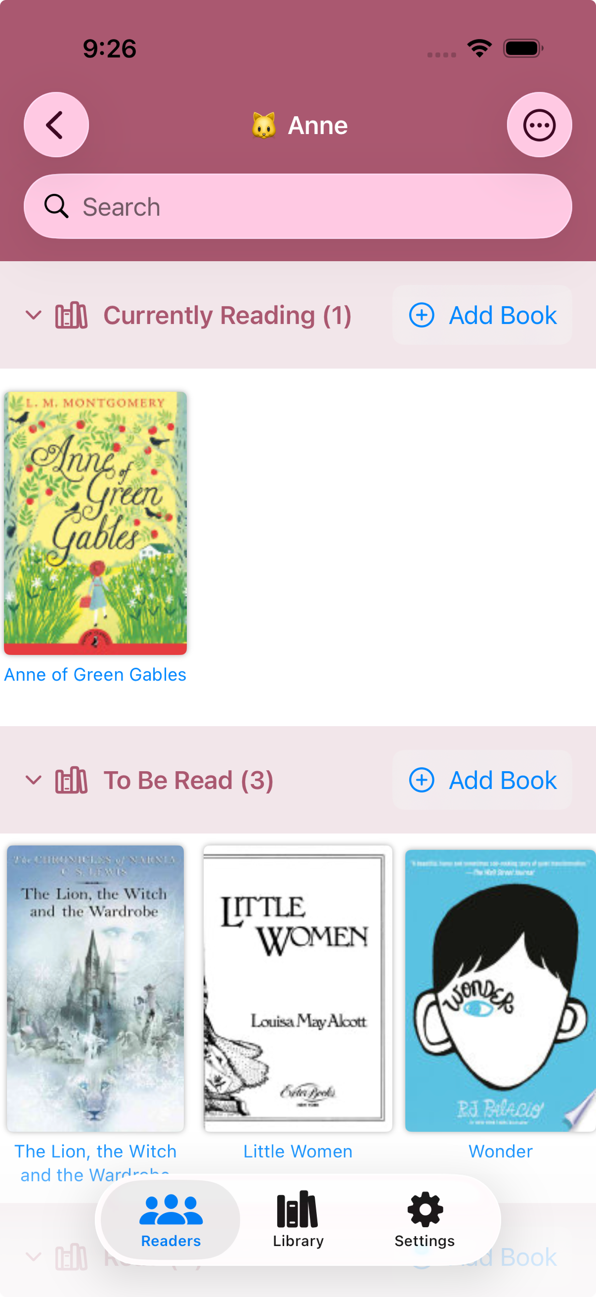 Shared booklist