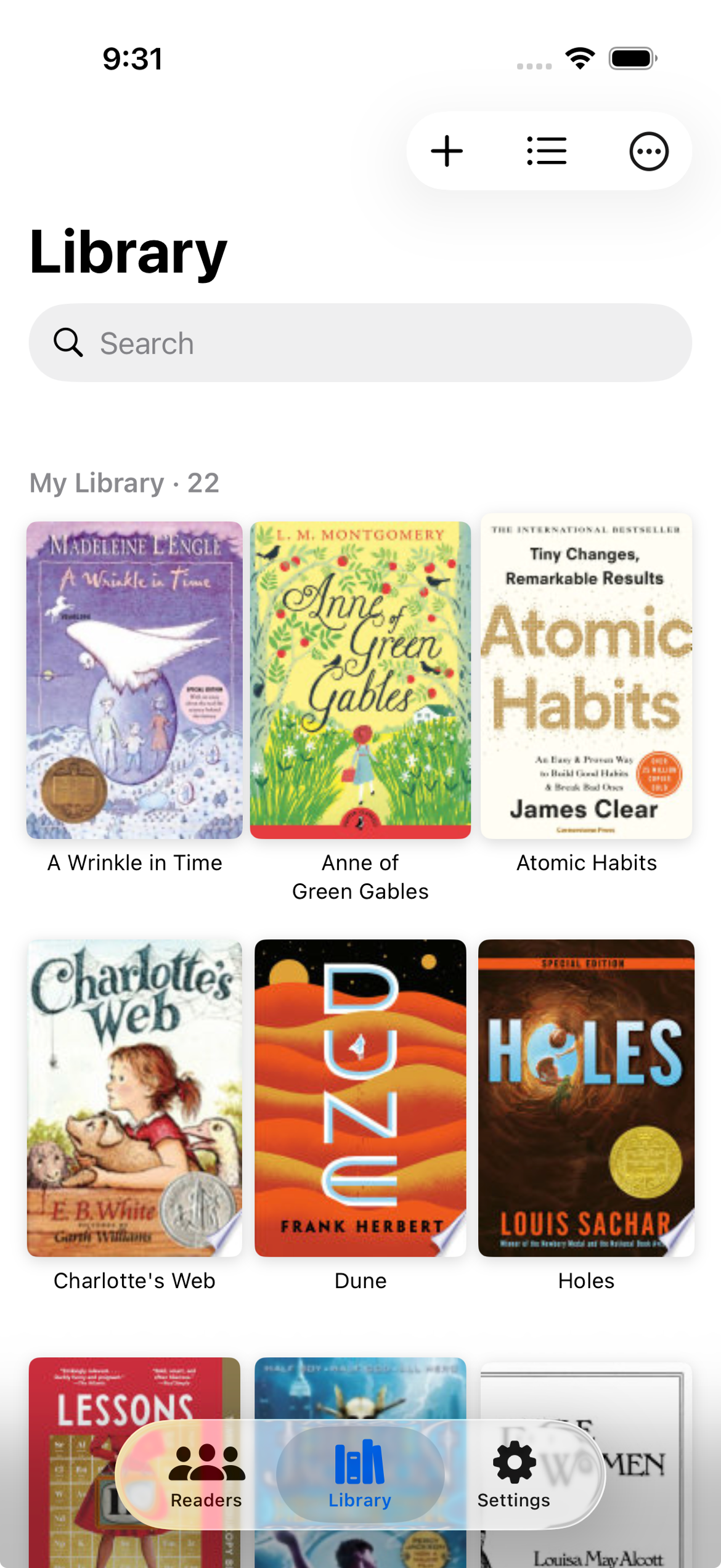 ReadingTime screenshot